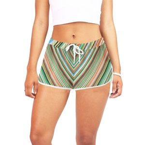 Diagonal Striped shorts